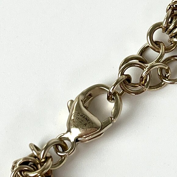 Authentic CHANEL Gold Multi Strand Strass 2017 Long Necklace - Picture 9 of 9